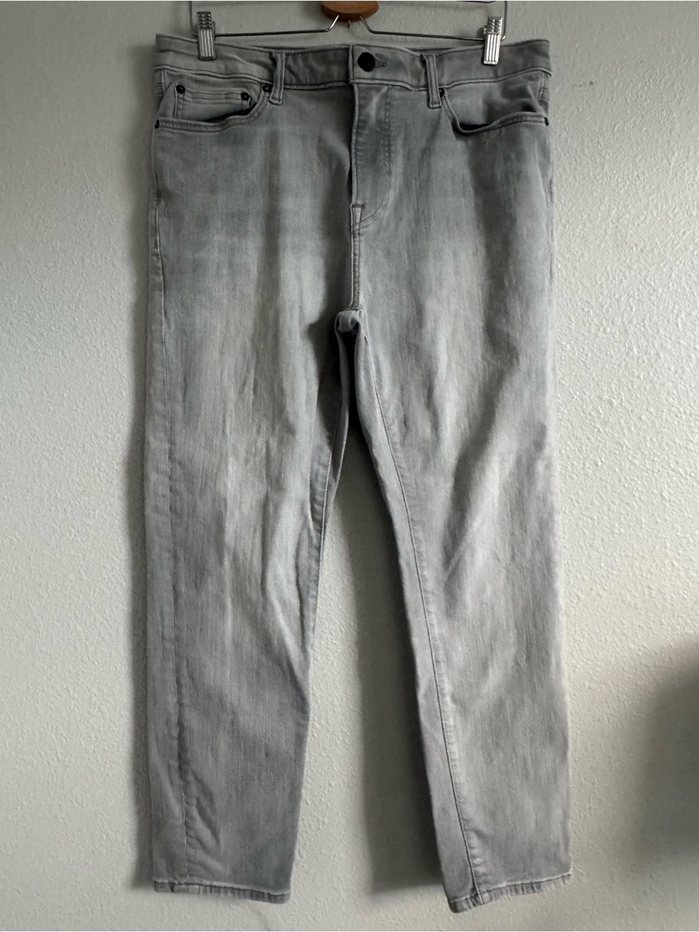 Men’s Express - Athletic Slim Gray Stretch Jeans 34 x 30 - Picture 2 of 9